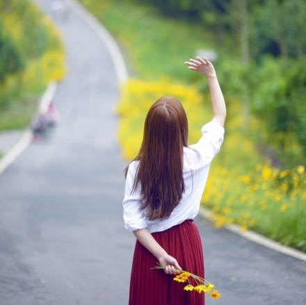 追一个女孩的句子