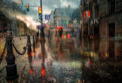 温馨的雨天问候短信