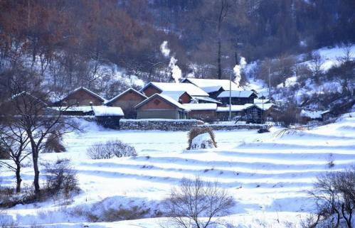 发抖音雪景的句子