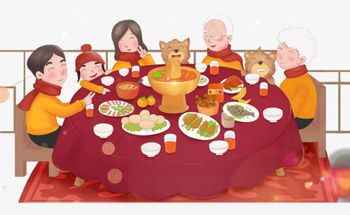 除夕团圆的祝福语