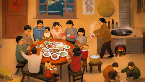 一家人聚餐温馨的句子简短大家庭团聚温馨的句子收录句