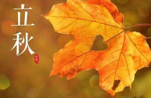 立秋发朋友圈的唯美句子