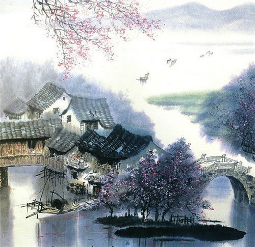 描写烟雨人家的优美句子
