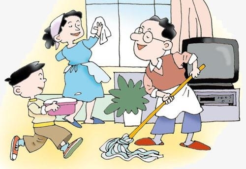打扫房间发朋友圈正能量