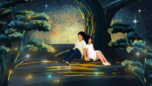一天暖心话晚安适合晚安的唯美句子简短